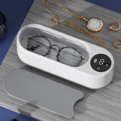 Máquina De Limpeza Ultrassônica Alta Frequência Vibração Wash Cleaner Lavar Jóias Óculos Relógio De Lavagem Pequeno Anel