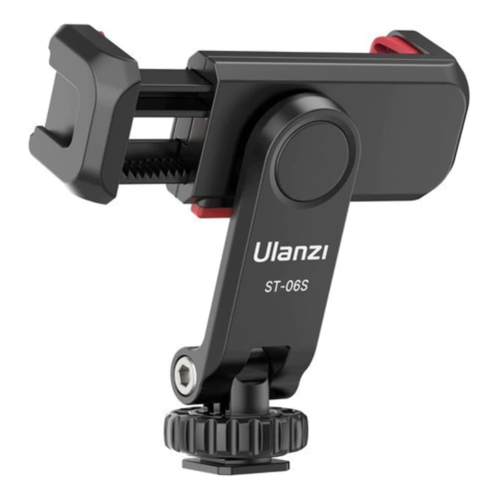 Adaptador Suporte Celular Ulanzi St-06s Sapata Luz Montagem Profissional para Fotografia Transmissão Ao vivo